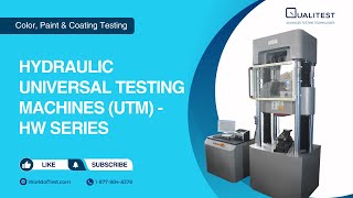 Hydraulic Universal Testing Machines  HW Series  WorldofTestcom [upl. by Atirahs]