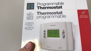 Furnace 2 wire thermostat install [upl. by Wojak]