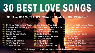 Best Romantic Old Love Songs of All Time 💖 70s 80s 90s Hits MLTR Air Supply Westlife Boyzone [upl. by Smukler]