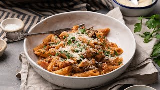 Woodsy Warming Penne Boscaiola Recipe [upl. by Aron418]