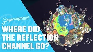 Where Did The Reflection Channel Go In Cinema 4D  Greyscalegorilla Tutorial [upl. by Tito]