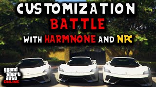 GTA V Customization Battle  Grotti Furia with HarmNone and NoProblemCheating [upl. by Aihpledalihp]