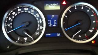 IS250 IS350 ISF oil light reset [upl. by Anirehtak871]