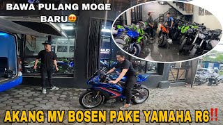 YAMAHA R6 TUKER TAMBAH SAMA MOGE BARU⁉️AKANG MV BAWA PULANG MOGE 1000cc [upl. by Franzoni]