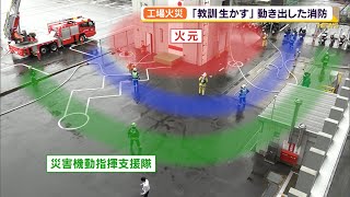 工場火災受け 教訓生かすべく動き出した消防（静岡県） [upl. by Rinum404]