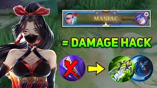 TOP GLOBAL HANABI BEST BURST DAMAGE HACK BUILD FOR 2023 please try [upl. by Lovel975]