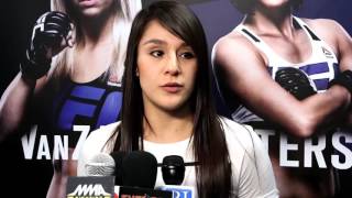 Alexa Grasso  UFC on Fox 22 interview Felice Herrig prefight [upl. by Adnarram]