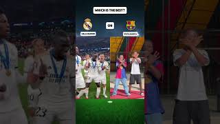 VISCA BARÇA Vs HALA MADRID shorts dance music halamadrid viscabarça laliga [upl. by Ellenig]