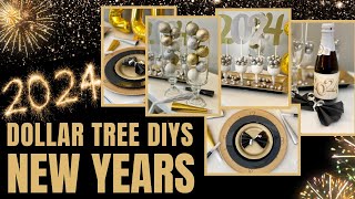 New Year’s Eve Party DIY ideas  Dollar Tree DIY New Years 2024  DIY New Year Decorations [upl. by Eelimaj]