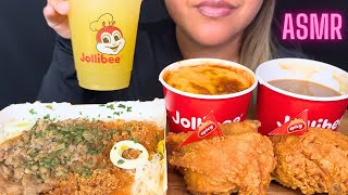 Jollibee ASMR  Palabok  Spicy Chicken  Spaghetti Mukbang [upl. by Vaish]