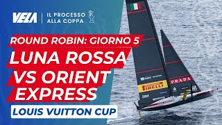 SI TORNA IN ACQUA LUNA ROSSA SFIDA ORIENT EXPRESS CINQUE I MATCH RACE PREVISTI [upl. by Teahan]