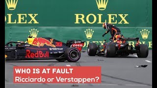 WHO IS AT FAULT IN REDBULL CRASH F1 Baku 2018 [upl. by Dranik]