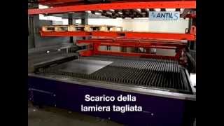 Antil SpA  ACS8 S  Carico Scarico Lamiera  Automatic loadingunloading system [upl. by Adolfo]