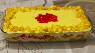 Mango Custard Recipe  Maayari Foods [upl. by Pacificia325]