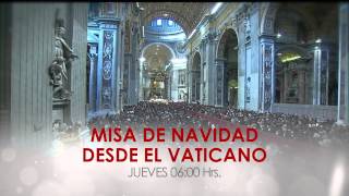 Misa de Navidad desde El Vaticano jueves 25 de diciembre [upl. by Okihcim]