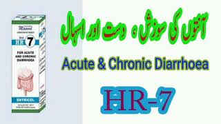 HR 7 Masood Homeopathic Medicine  For Acute and Chronic Diarrhoea Treatment [upl. by Atsylak298]