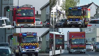 Freiwillige Feuerwehr Dieburg auf Einsatzfahrt [upl. by Mickey]