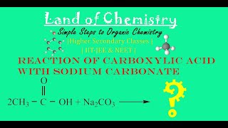 Reaction of Carboxylic Acid with Sodium Carbonate Acetic Acid Sodium Acetate Organic Chemistry [upl. by Shel]