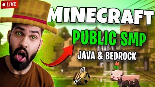 Minecraft Smp Live  Minecraft PE  Minecraft Java  Minecraft Public Server Free to Join [upl. by Aileek]