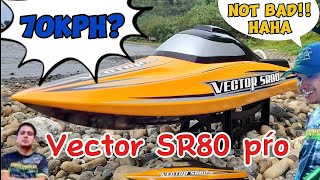 Vector SR80 pro first run in rough water [upl. by Naivaf]