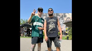 Knocked Loose interview at Hellfest Open Air 2022 for GoetiaMediacom Bryan Garris [upl. by Orual]