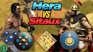 Dravidians vs Mongols  1v1 Arabia  vs Sitaux  AoE2 [upl. by Airdnax]