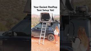 Ultimate Camping Simplified Dometic TRT 140 AIR Rooftop Tent Setup [upl. by Nagn145]