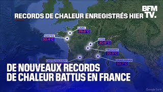 Les 30°C largement dépassés une centaine de records de chaleur enregistrés ce 9 octobre en France [upl. by Lessard]