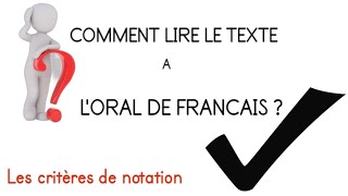 Comment lire le texte a loral de francais [upl. by Kurtzman869]