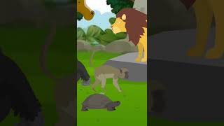 Sust Kachua  One Minute Story  Cartoon Animal cartoon [upl. by Winterbottom702]