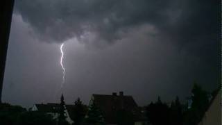 Gewitter am 2608  Entstehung und Entladung [upl. by Christi]