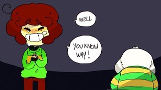 Chara amp Asriel are so CUTE Undertale Comic Dub Compilation [upl. by Heisser125]