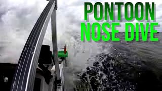 PONTOON BOAT NOSE DIVE [upl. by Anyd]