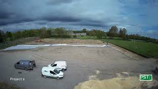 Timelapse of FIFA Quality Artificial Grass Pitch Construction at Whitworth Park Academy [upl. by Sinnard]