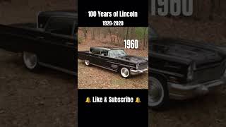 100 years of Lincoln  Classic Cars cars history tiktok reels viralvideo shortvideo shorts [upl. by Suravaj]