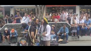 REGGAE SET GO BAND sessionroadbaguio busking amazing beautiful trending [upl. by Porcia]