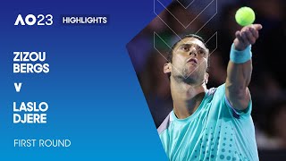 Zizou Bergs v Laslo Djere Highlights  Australian Open 2023 First Round [upl. by Susann]