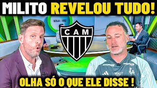 GABRIEL MILITO MANDOU A REAL E FALOU TUDO SOBRE O GALO  NOTICIAS DO GALO HOJE [upl. by Nroht]