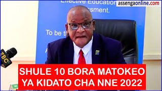 SHULE 10 BORA MATOKEO YA KIDATO CHA NNE 202223 NECTA YATOA UFAFANUZI HUU SHULE KUMI BORA [upl. by Ponzo]