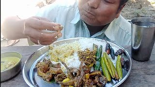 oma bedor najwng tharun enjor bhaja eating Mukbang [upl. by Suravart704]