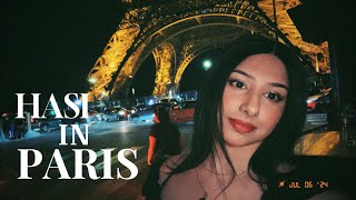 HASI IN PARIS  extremely unserious first time in paris vlog July 2024 [upl. by Eiramyllek]