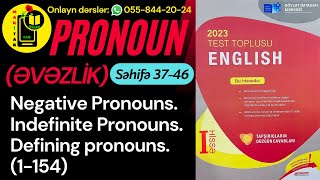 DİM YENİ TEST TOPLUSU 2023 İNGİLİS DİLİ  Negative Pronouns Indefinite Pronouns 1154  Tam İzah [upl. by Nylynnej]