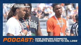 Podcast How Auburn commits targets reacted to Cal loss [upl. by Aihcropal]