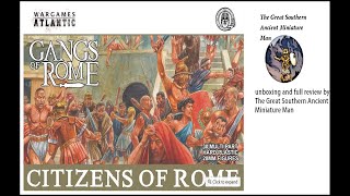 Citizens of Rome A super versatile kit from Wargames Atlantic 28mm ancient miniatures [upl. by Aynatan]