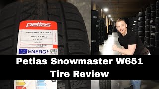 Petlas Snowmaster W651 Tire Review  Petlas Tire Review [upl. by Joed]