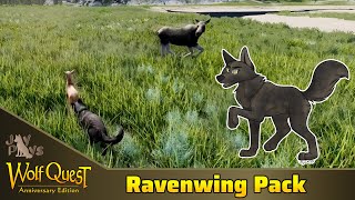 Old Paths Through Familiar Lands  WolfQuest The Ravenwing Pack Season 3 6 [upl. by Enilrac915]