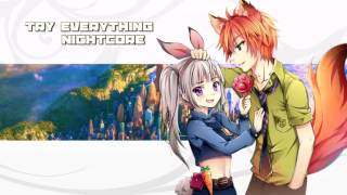 Nightcore  Try Everything ShakiraZootopia [upl. by Anilah]