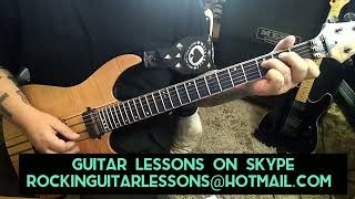 MIDNIGHT OIL Profiteers Guitar Lesson  How to play  Solo [upl. by Arral]