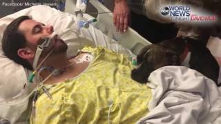 Dog Visits Hospital To Say Goodbye to Owner [upl. by Clerissa692]