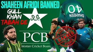 Shaheen Shah Afridi Banned for one year and likely to be Dropped for Ban test Series [upl. by Mcnamara332]